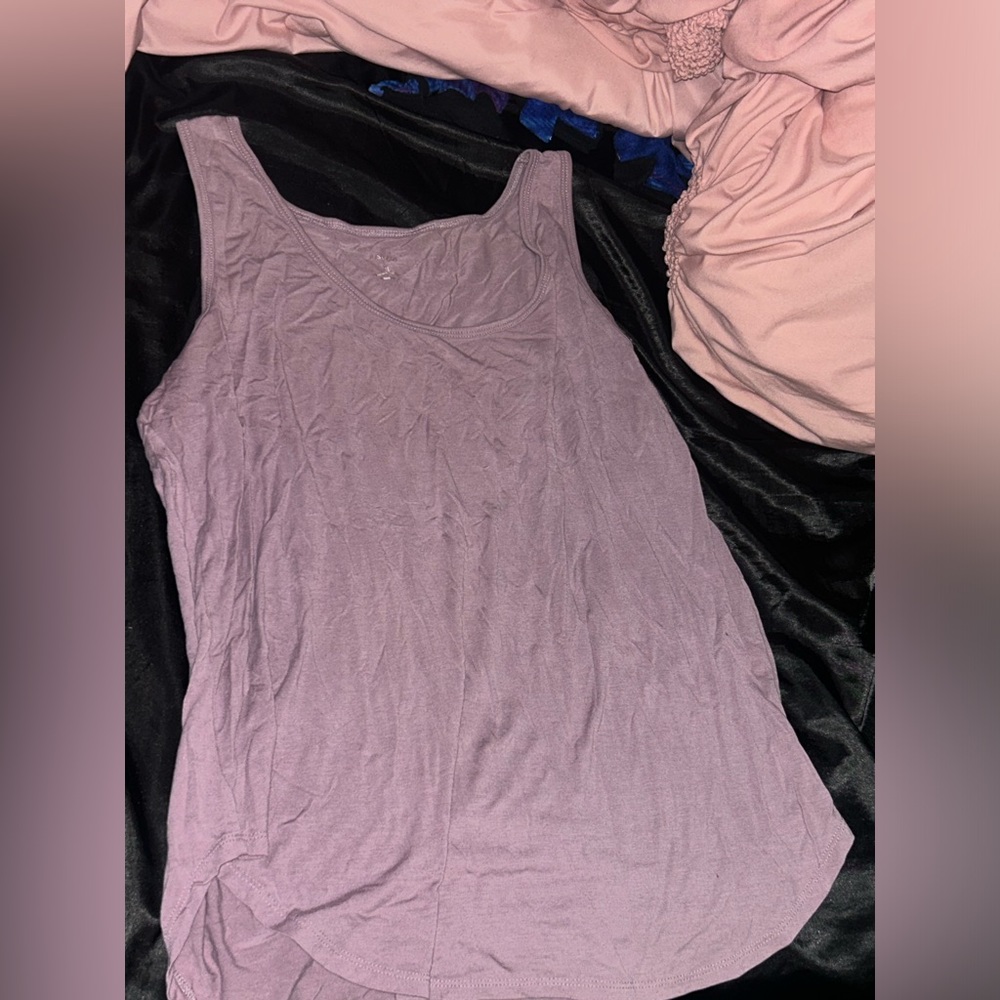 Purple tank top from Just Be. Used but in good condition.